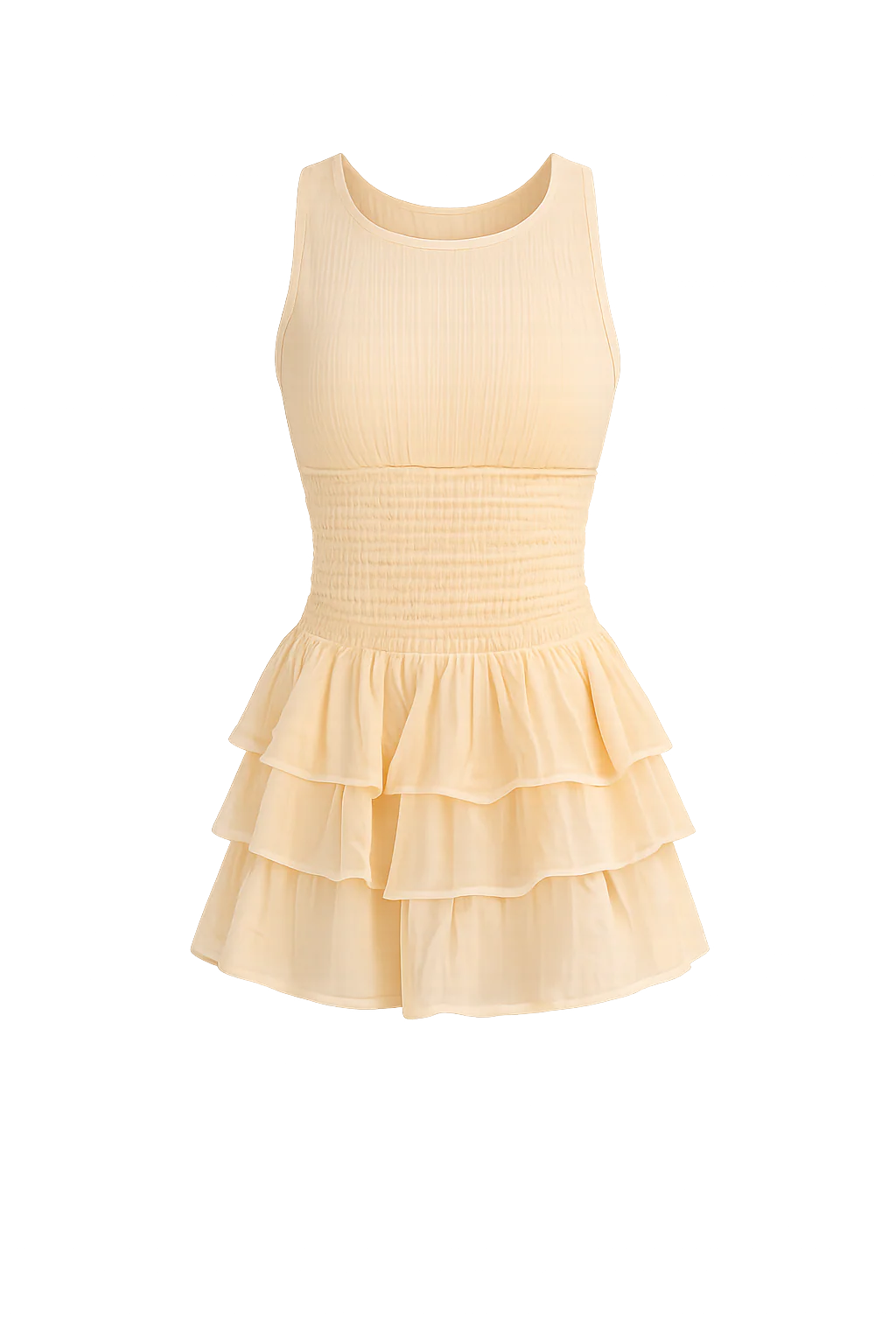 ALINA – Robe courte à volants élégants