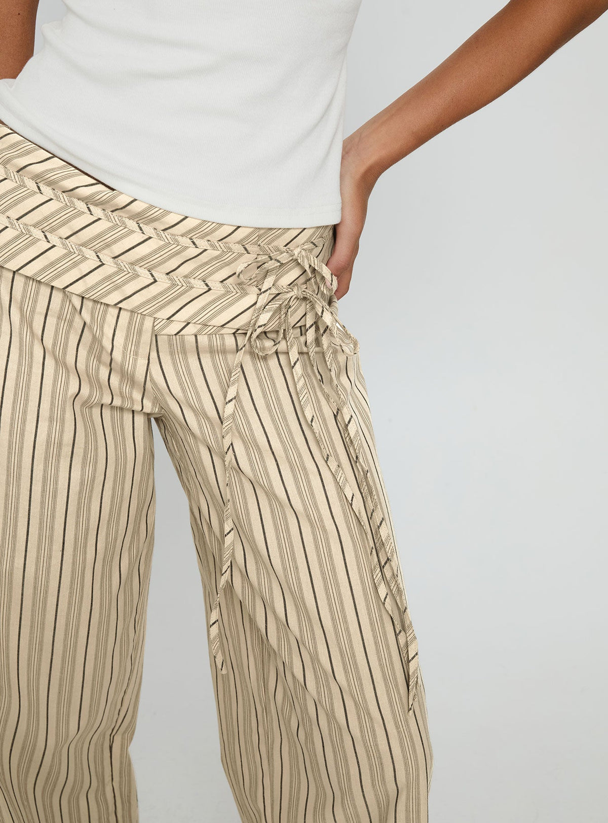 Linea Luxe - Pantalon rayé