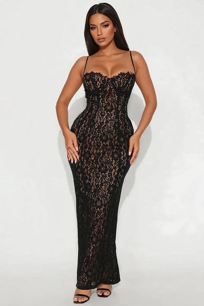 Mia - Robe Bustier en Dentelle
