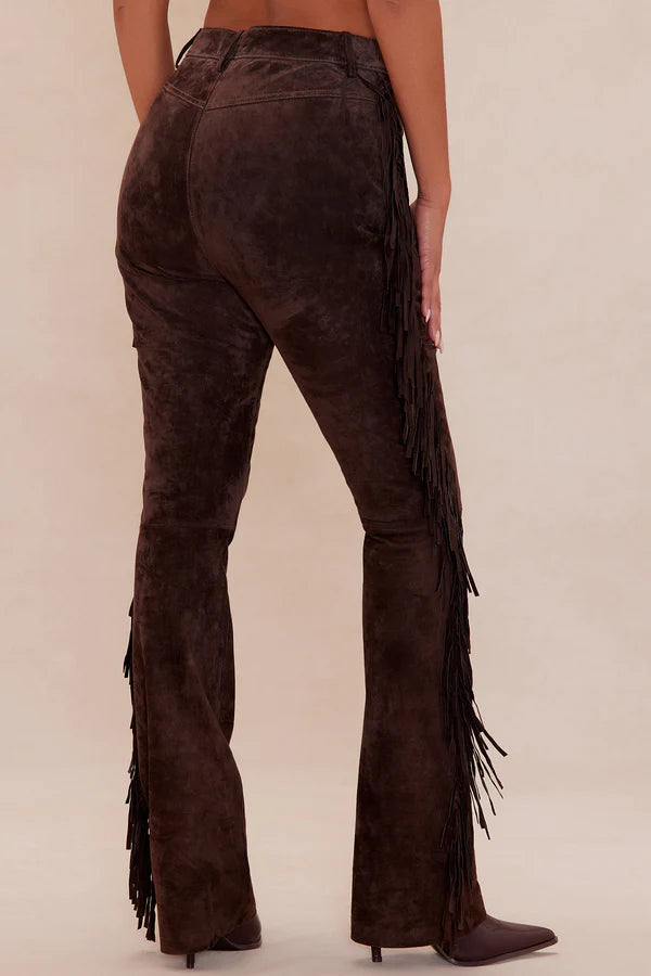 Vanita - pantalón de flecos