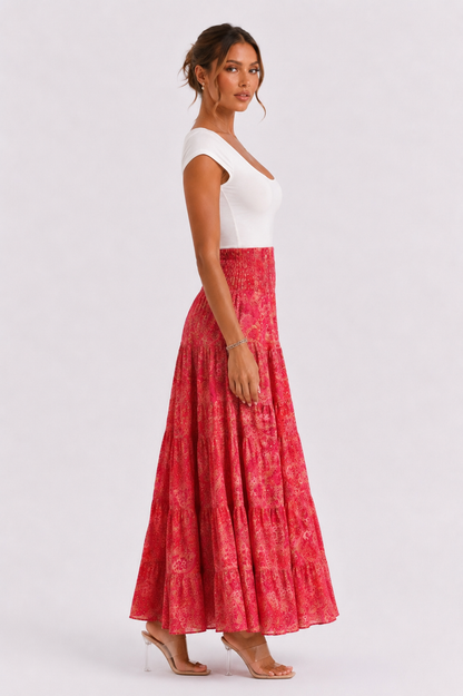 Falda larga bohemia Perla