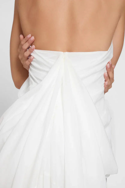 Giulia - Vestido drapeado sin espalda