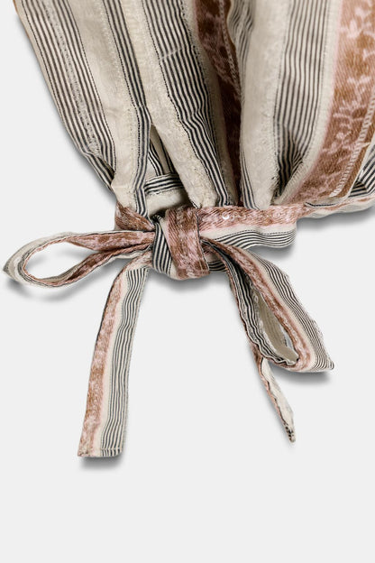 ADELIA – Pantalon fluide à rayures bohèmes