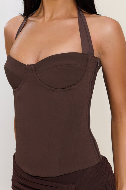 Sandra - Corcet Marron