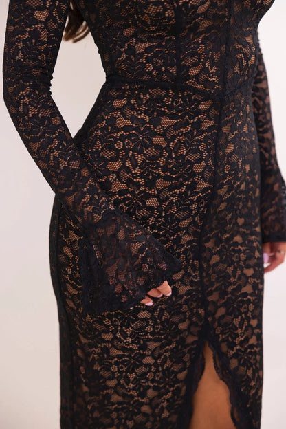 Isabella - Vestido de encaje grande