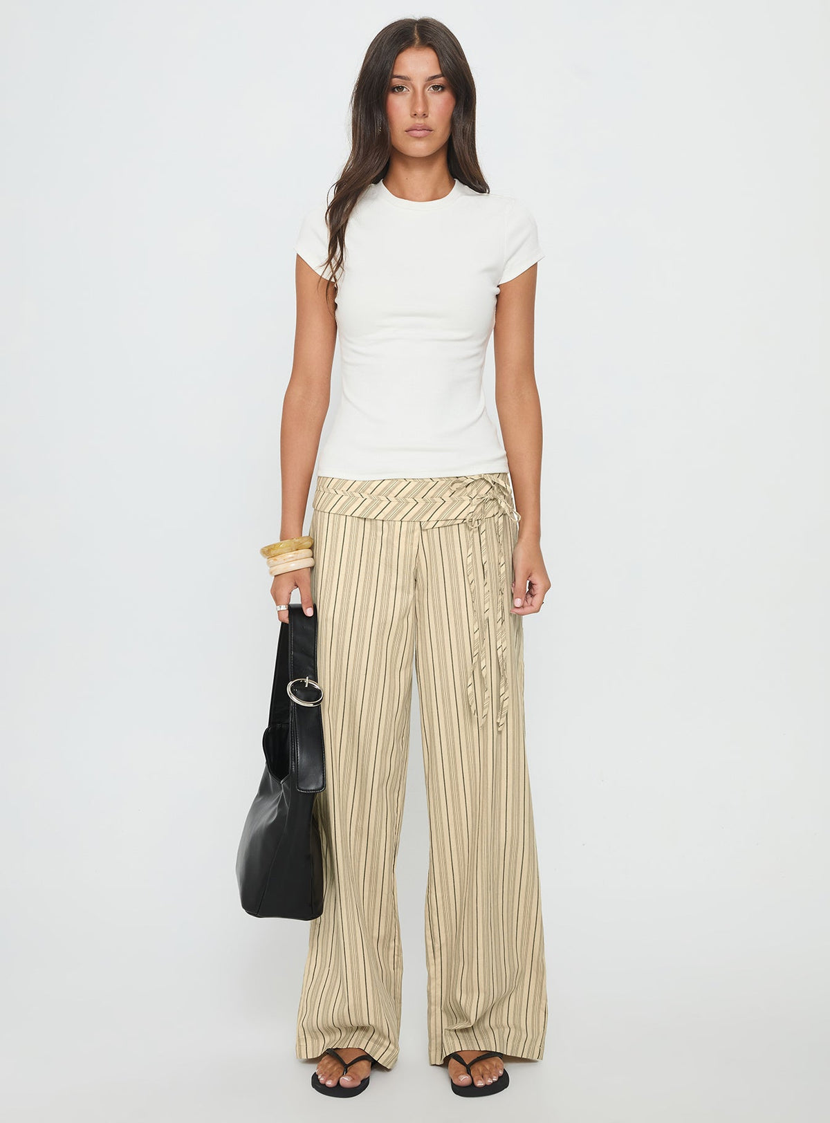 Linea Luxe - Pantalones de rayas